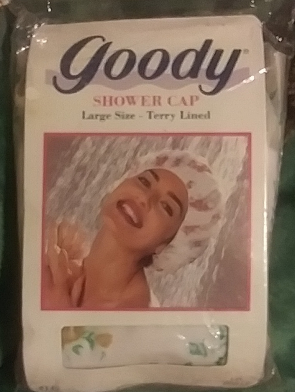 Goody Shower Cap Large Size Terry Lined